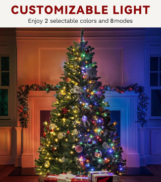Dwvo Arbol De Navidad Artificial Preiluminado De 6 Pies, Arb