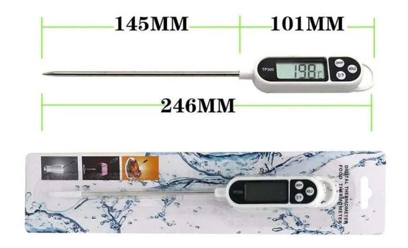 Termómetro De Cocina Digital Con Baterías Incluidas