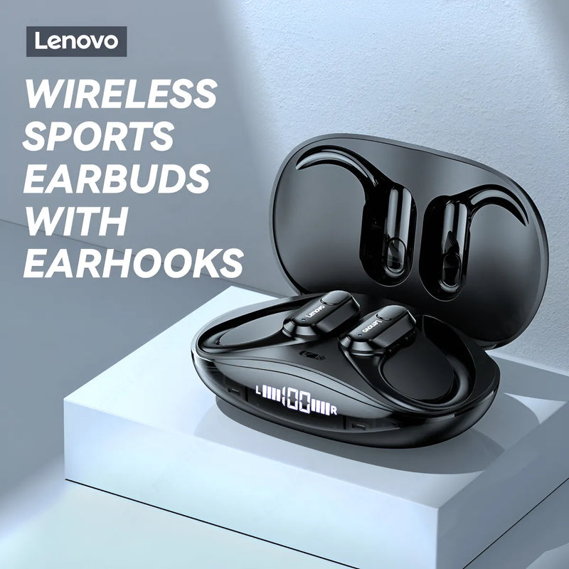 Auriculares inalámbricos Bluetooth Lenovo Xt80, color negro