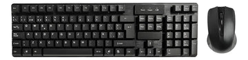Combo Inalámbrico Teclado + Mouse Tj-808 Color Negro