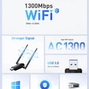 Adaptador Inalambrico Usb Wifi Para Pc 802.11ac 1200 Mbps