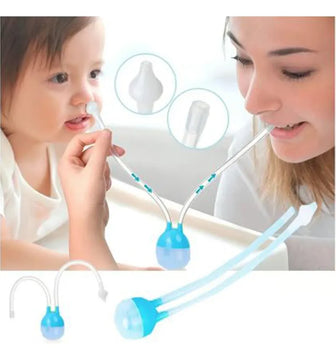 Aspirador Nasal O Saca Mocos Para Bebe Rosado