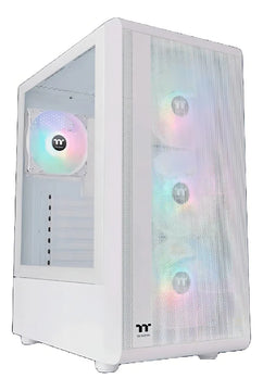 Caja Atx Thermaltake S200 Argb (blanco) + Fuente 650w Bronce Color Blanco
