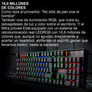Teclado Gamer Redragon Mitra K551 Spanish Red Switch Black Teclado Negro Idioma Español España