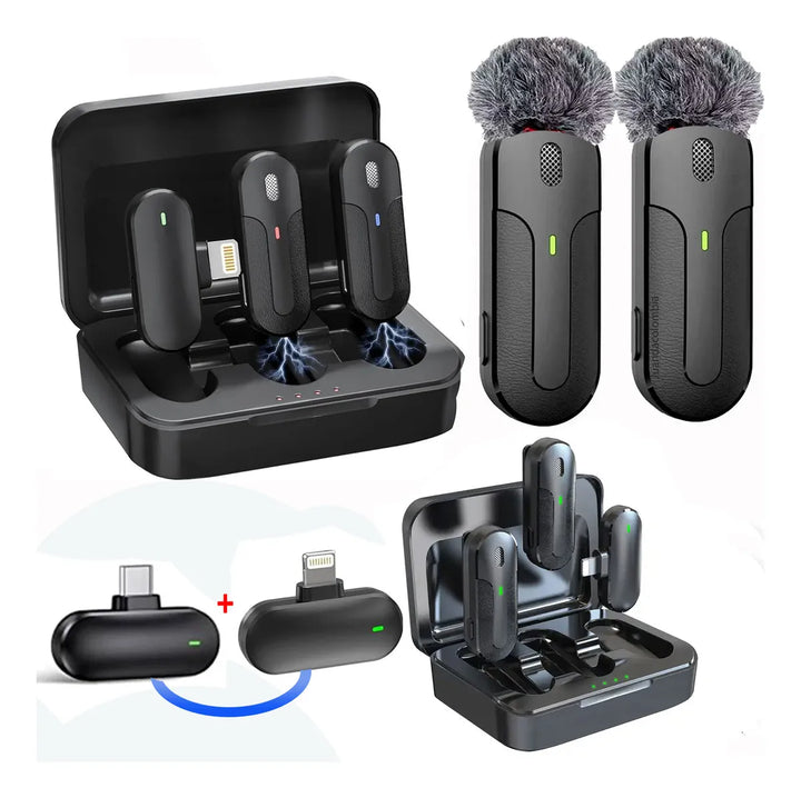 Micrófono Inalámbrico Vimai M8 Solapa Dual iPhone/USB-C Cancelación Ruido