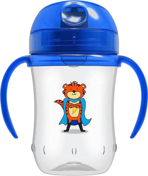 Vaso Entrenador Boquilla Blanda Dr. Brown's 9 Onz Azul