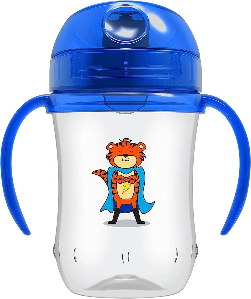 Vaso Entrenador Boquilla Blanda Dr. Brown's 9 Onz Azul