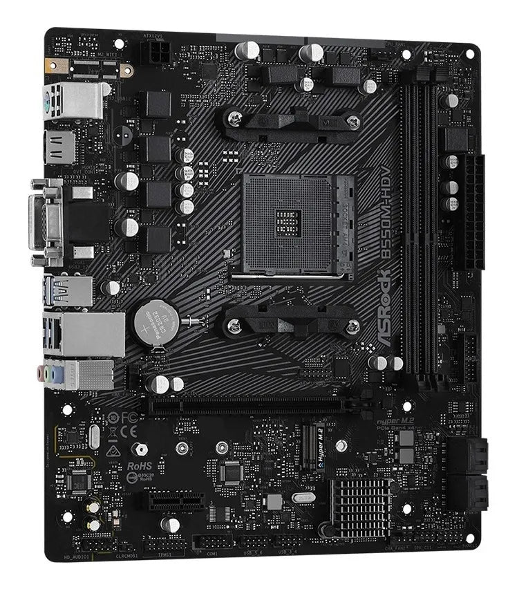 Tarjeta Madre Asrock B550m-hdv Motherboard Amd Am4 Micro Atx