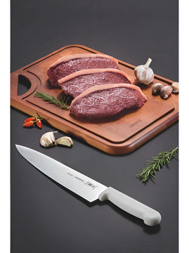 Cuchillo Cocina Chef Tramontina Profesional Master 8 Color Blanco