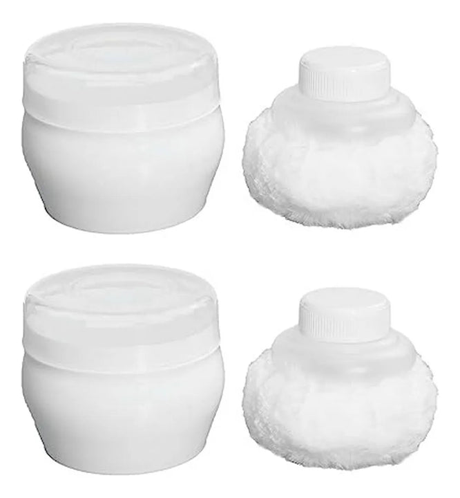 Estuche 2pcs Para Polvos Corporales De Bebé