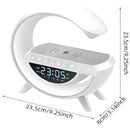 Parlante BT 3401 portátil con bluetooth blanca