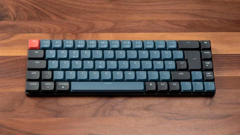Teclado Mecanico Wireless Keychron K7 Pro Programable Custom Qmk Via Aluminio Rgb Qwerty Gateron Brown Switch Hotswap Distribución Iso Español Low Profile Bluetooth Gamer Coder Pc Mac Linux Tamaño 65%