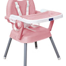 Silla Comedor Bebe 3en1 Happy Baby Azul Cp7000 Color Rosa