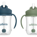 Vaso Entrenador Pitillo Dr. Brown's 9 Onz X2 Niño Verde Y Azul
