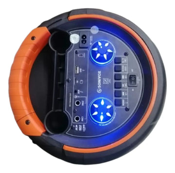 Parlante Torre De Sonido Sonivox Vs-ss305, 3 Bajos De 8 Pulg Negro