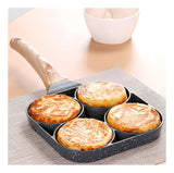Sartén Antiadherente Para Desayuno, Huevo, Hamburguesa X4 1