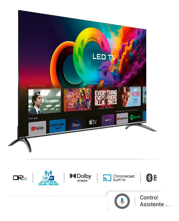 Televisor Hyundai 65 Pulgadas 4k Smart Tv Google Tv