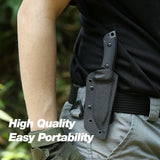 Khu Cuchillo De Hoja Fija Tactico, Cuchillo De Caza Superviv