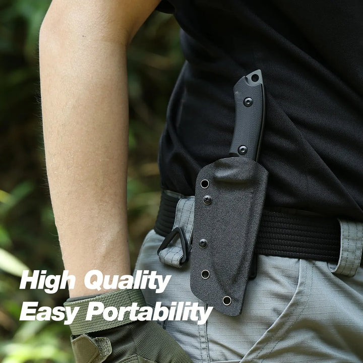 Khu Cuchillo De Hoja Fija Tactico, Cuchillo De Caza Superviv