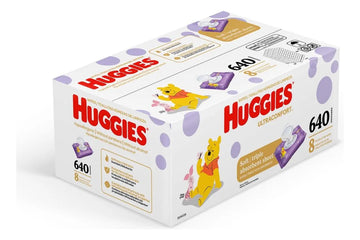 Huggies Toallitas Húmedas Ultraconfort Para Bebé 8 Paquetes