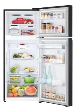 Nevera Lg Top Freezer 374 Lt Door Cooling Thinq Negro Mate