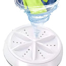 Mini Lavadora Giratoria Mini Turbina Ultrasónica Portátil Blanco