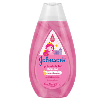 Shampoo Infantil JOHNSON'S Gotas de Brillo 200 ml