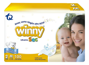 Pañal Winny Etapa 2 X100 Grande (g)