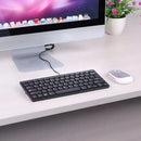 Teclado Alámbrico Aaa-1000 Compatible Con Windows Y Mac Color del teclado Negro