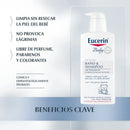Shampoo Baby Baño Dexpantenol y manteca de karité natural 400ml Eucerin