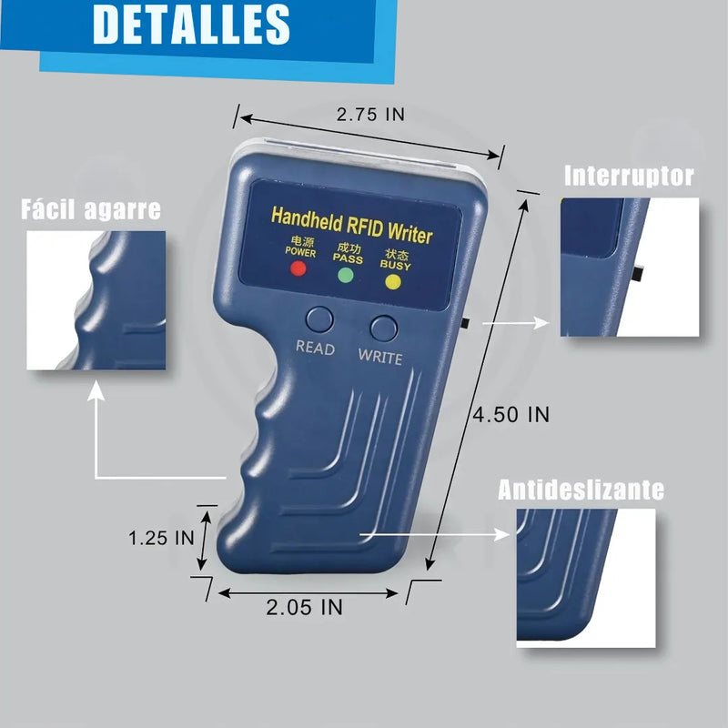 Duplicador Rfid Llaves Duplicadora Lector Tarjetas Clonador