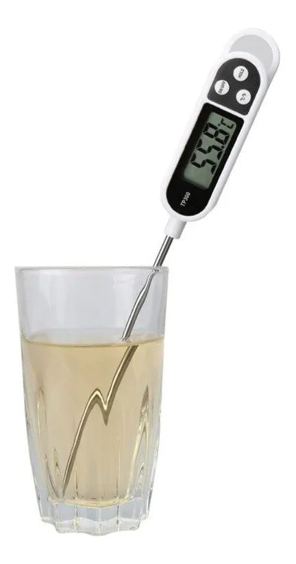 Termómetro culinario digital para varilla de cocina, temperatura para leche