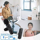 Microfono Inalambrico Solapa X1 2 En 1 Tipo C Comp Iphone Negro