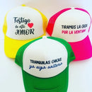X18 Gorras De Malla Personalizada Publicitaria Negro Ajustable