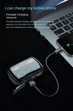 Auriculares inalámbricos Bluetooth Dual Ear Game M30 de Tws, color negro