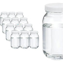 12 Frascos Envase Vidrio Almacenar Leche Materna 8 Oz