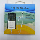 Auriculares Bluetooth Genérica 11 Pro In-ear 0.5m Blanco
