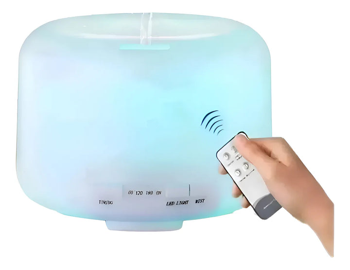 Humidificador Difusor Aromas Purificador De Aire 500ml Blanco