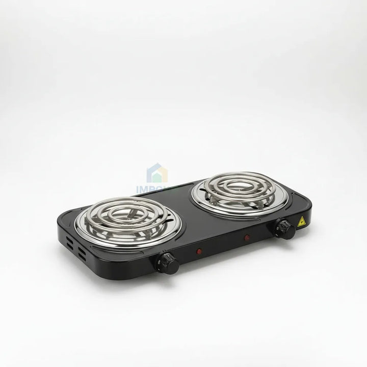 Fogon Eléctrico 2 Puestos Estufa 5 Niveles De Temperatura