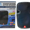 Cabina De Sonido Américan Sound 10 Pulgadas Aspa108x Negro
