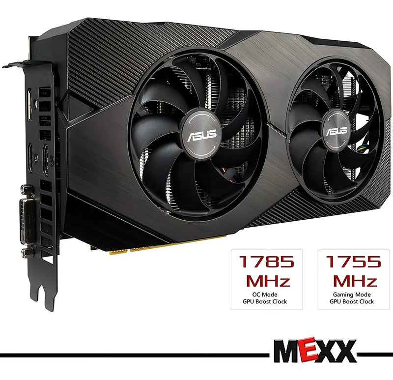 Tarjeta de video Nvidia Asus Dual GeForce RTX 20 Series RTX 2060 OC Edition 6GB