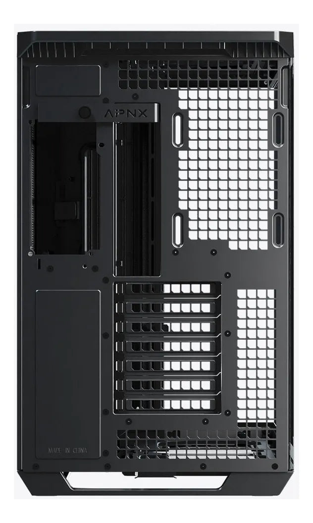 Gabinete Gamer Apnx V1 Negro Wood V1-w-bk-v1 Alta Gama