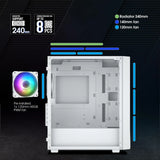 Vetroo M05 Micro Atx Carcasa Para Computadora Con Puerta
