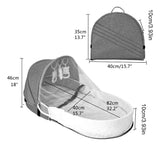 Mosquitero Cuna Bebe Moises Plegable Maleta Viajes Portatil