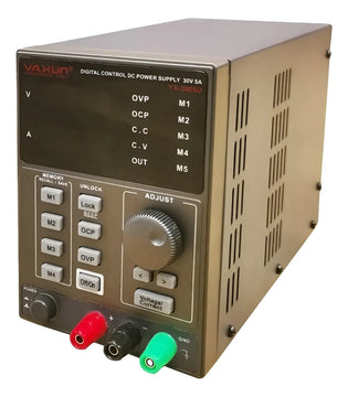 Fuente De Poder Profesional 5a 30v Yaxun Gris Oscuro