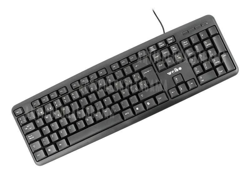 Teclado Alambrico Fc-530 Usb Español Qwerty Resistente Agua