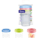 Set X3 Tarritos Vasos 6 Onz Almacenamiento Comida Bebe