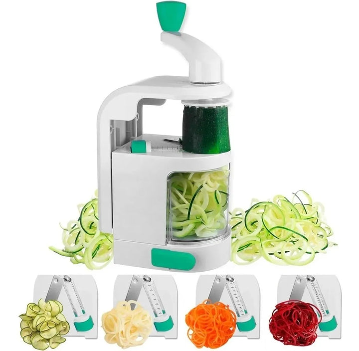 Cortador De Verduras Rayador Multifunción Spiralizer Manual