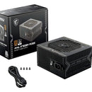 Fuente de poder para PC MSI MAG A750BN PCIE5 750W negra