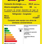 Nevera Lg Top Freezer Linearcooling Multi Air 217 Lt Plata Plateado